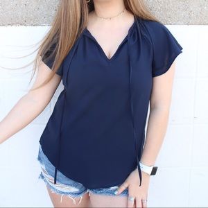 Casual V-Neck Top